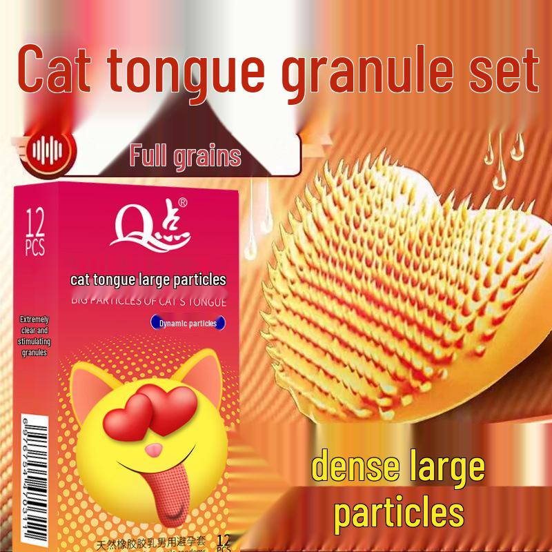 Q Point 369 Large Particle Thickened Desensitizing Condoms - Long-Lasting Delay for Men’s Safety by John Super Bird