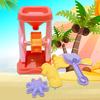 Happy Play Летняя пляжная лопата для отдыха на открытом воздухе Песочные часы 5 шт. Грабли Форма для детей Вода