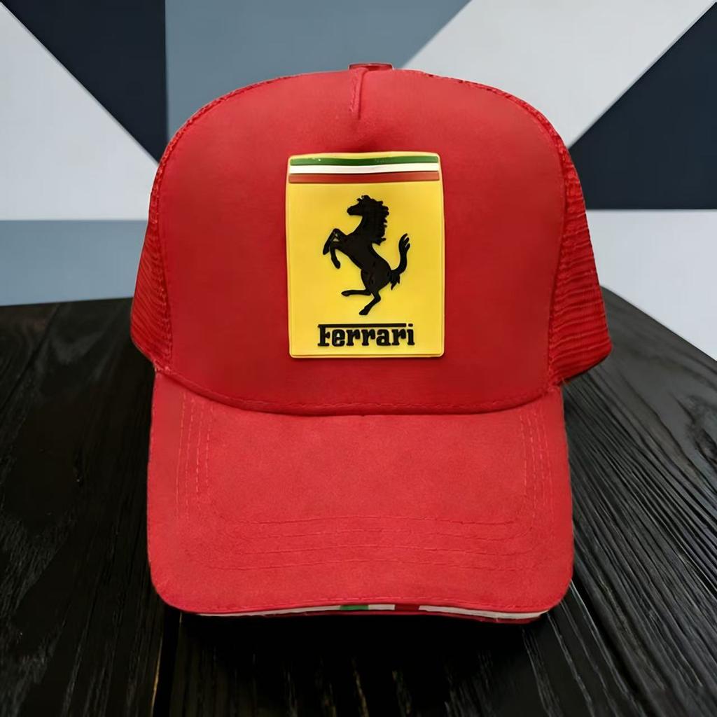 Вышитая Спортивная Повседневная Кепка Мужская и Женская Регулируемая Уличная Кепка от Солнца Для Логотипа Ferrari Roma Spider LaFerrari Monza SP2 F80