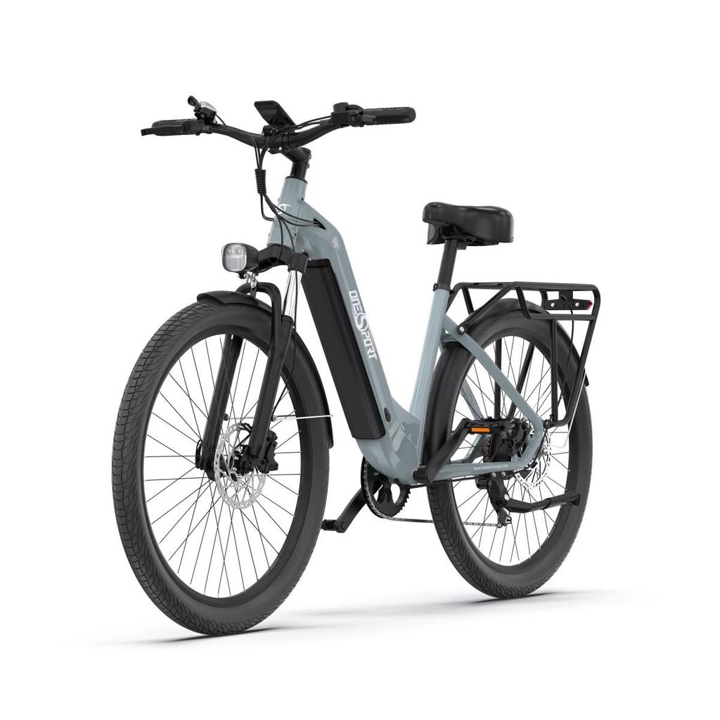 ONESPORT OT05 City Electric Bike 250W 36V 18.2Ah Battery, 27.5inch Tire, 25km/h Max Speed, 120km Max Range, Hydraulic Disc Brake