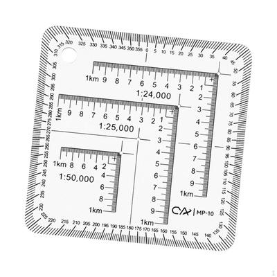 Точный транспортир Pocket Grid 1:24000 1:25000 1:50000 градусов. Четкое обучение Maptool для опроса.