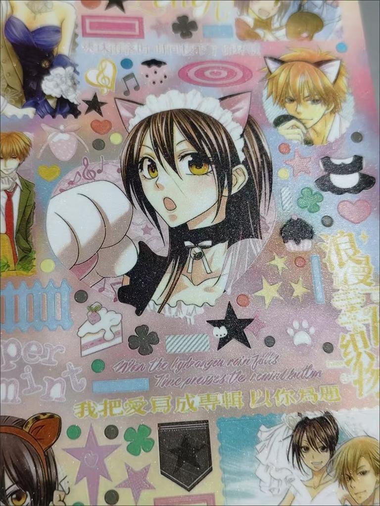 Японский журнал Стикеры Пленочная вырезка Руководство Материалы Древний Милый Книжка со стикерами Целая Огромная Толстая Декоративная Коллажная Книга Подарок S