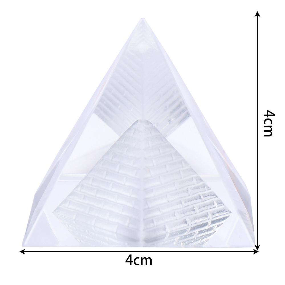 Decoration Reiki Chakra Healing Crafts Stereo Pyramid Crystal Pyramid Egypt Pyramid Pyramid Decor