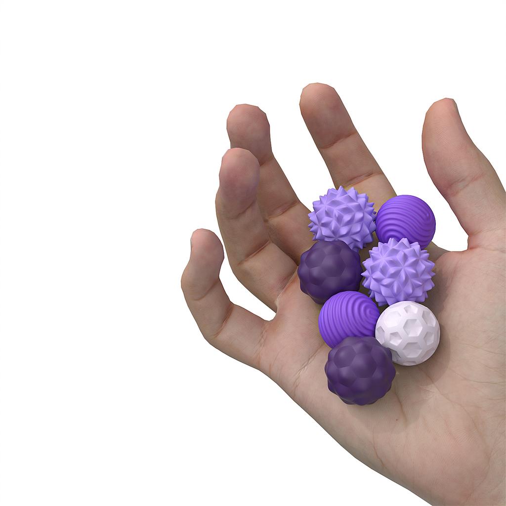 Детские сенсорные магнитные шарики Успокаивающая игрушка для снятия стресса и тревоги Новинка Силиконовые шарики Гаджет Текстурированная игрушка