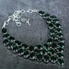 Натуральный хромдиопсид драгоценный камень 925 стерлингового серебра ювелирные изделия ожерелье 18" f7a96