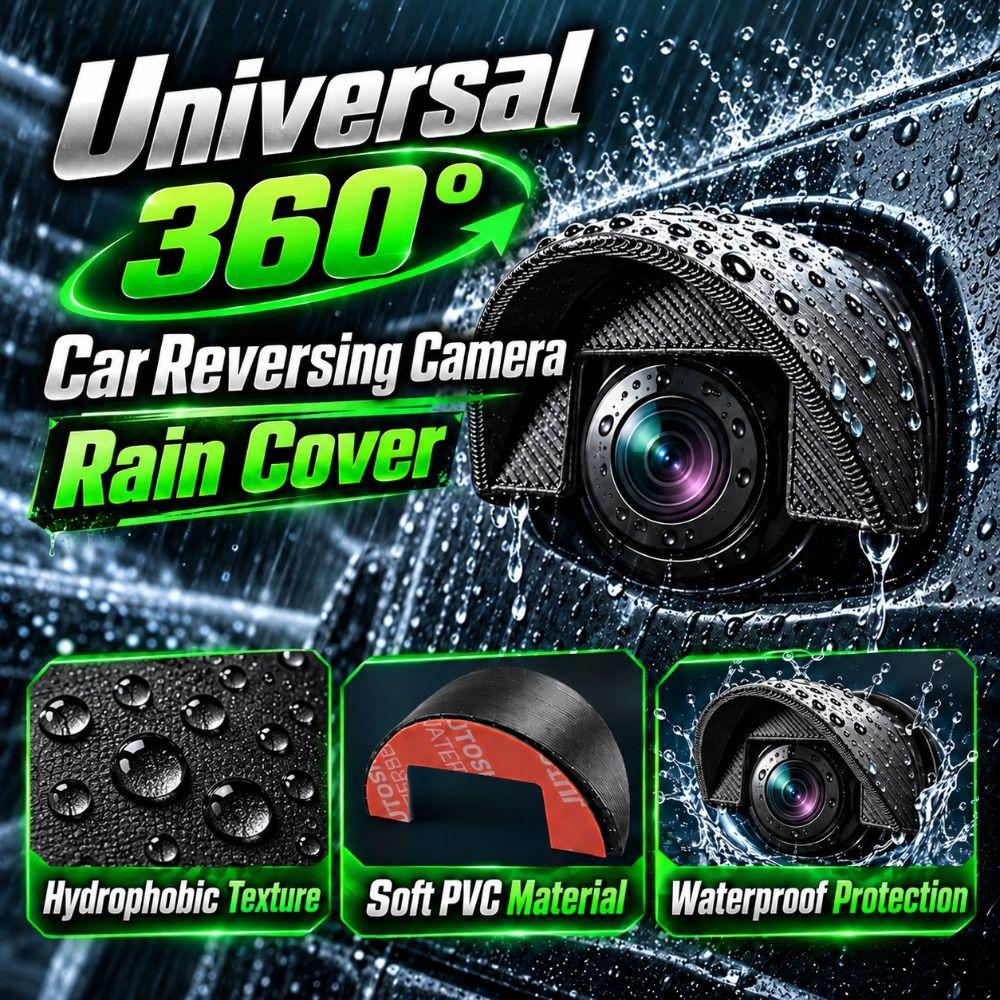 360° Car Camera Rain Shield Waterproof Car Dashcam Rain Guard Car Exterior Camera
