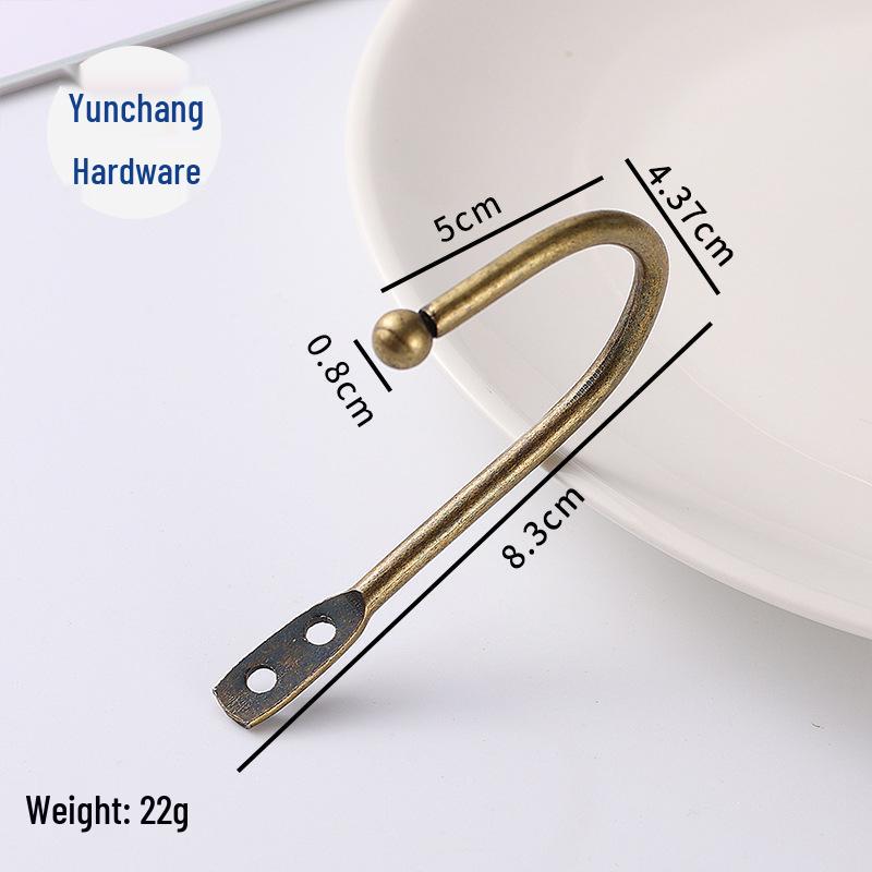 Ретро Черный Железный Настенный Крючок для Пальто и Шляп