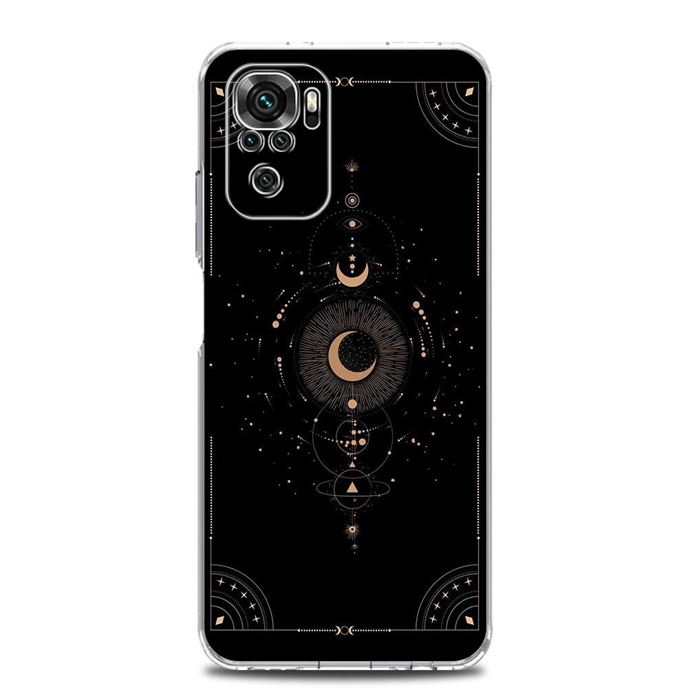 Чехол для телефона для Xiaomi Redmi Note 14 13 12 4G 9S 9 10 11 Pro Plus 5G 14C 13C 12C 10C 9A ТПУ Чехол Звездное небо планета космическое искусство