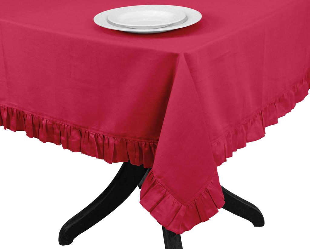 Vargottam Домашний декор Скатерти для вечеринок Твердые покрытия для обеденного стола Моющиеся скатерти-54X108