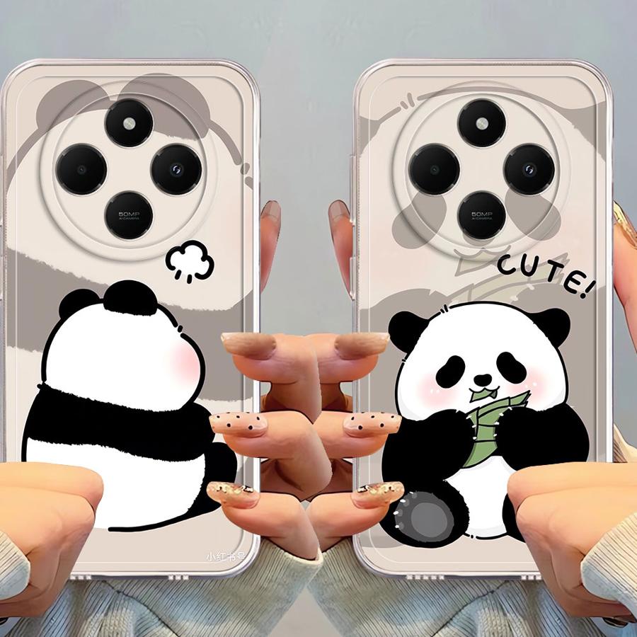 Cute Panda Case for Xiaomi Mi 11T Pro 11 Lite Soft Phone Cover