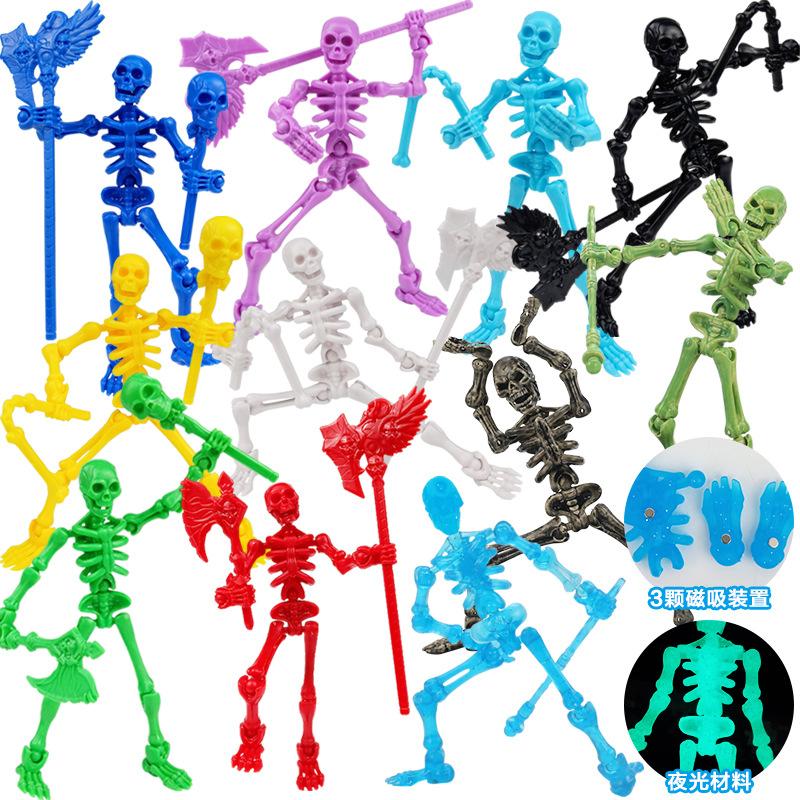 3D Printing Skeleton Man Multi-jointed Movable Deformation Dummy DIY Assembly Creative Ornament Action Figures With Acssories
