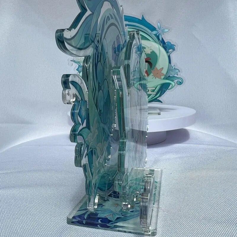 Фигурка аниме Genshin Impact Scaramouche Zhongli Hutao Xiao Kaeya, акриловая подставка, модель, тарелка, декор для стола, стоящий знак, подарки для фанатов