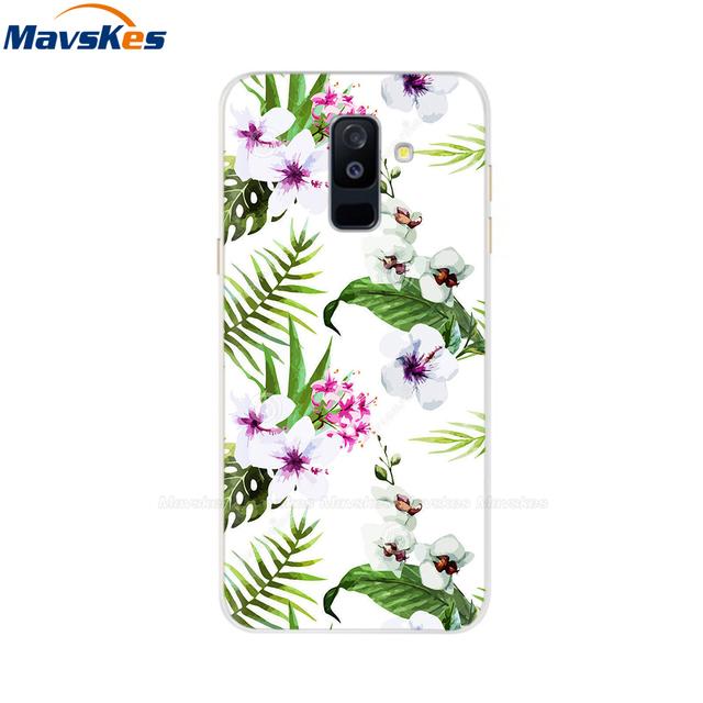 Силиконовый чехол для Samsung Galaxy A6, чехол для двух SIM-карт, Sm A600 A600f, чехол для Samsung A6 Plus A605 A605f, чехол