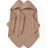 Unisex Cute Design Hooded Towel Set (2pcs) 76.2x76.2cmBaby Swaddling Clothes Ultra Soft Warm & Highly Absorbent Bath Towels