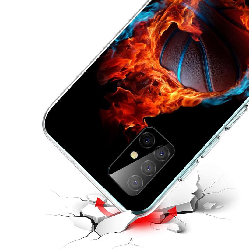 Чехол для телефона с баскетбольным кольцом для Samsung Galaxy A52 A32 A22 A12 A51 A31 A50S A30S A20S A10S Note 20 Ultra 10 Plus S10 A72 A