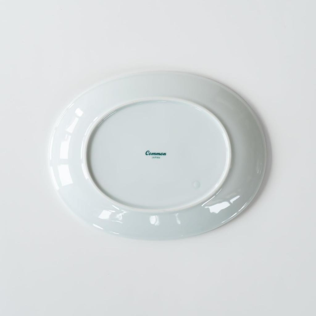 Керамика Saikai, хасами, обычная тарелка, овальная, белая, диаметр около 19 см, можно мыть в посудомоечной машине в микроволновой печи 17040 (Сайкаитоки)