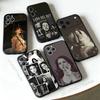 Чехол для телефона L-Lana Del Rey Певица Для iPhone 17,16,15,14,13,12,11,Pro,Max,Plus,E,Air,Mini Черный Ударопрочный Funda Чехол