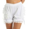 Women Ruffle Lace Trim Bloomers Shorts Pettipants Boyshorts Underwear Short Pant