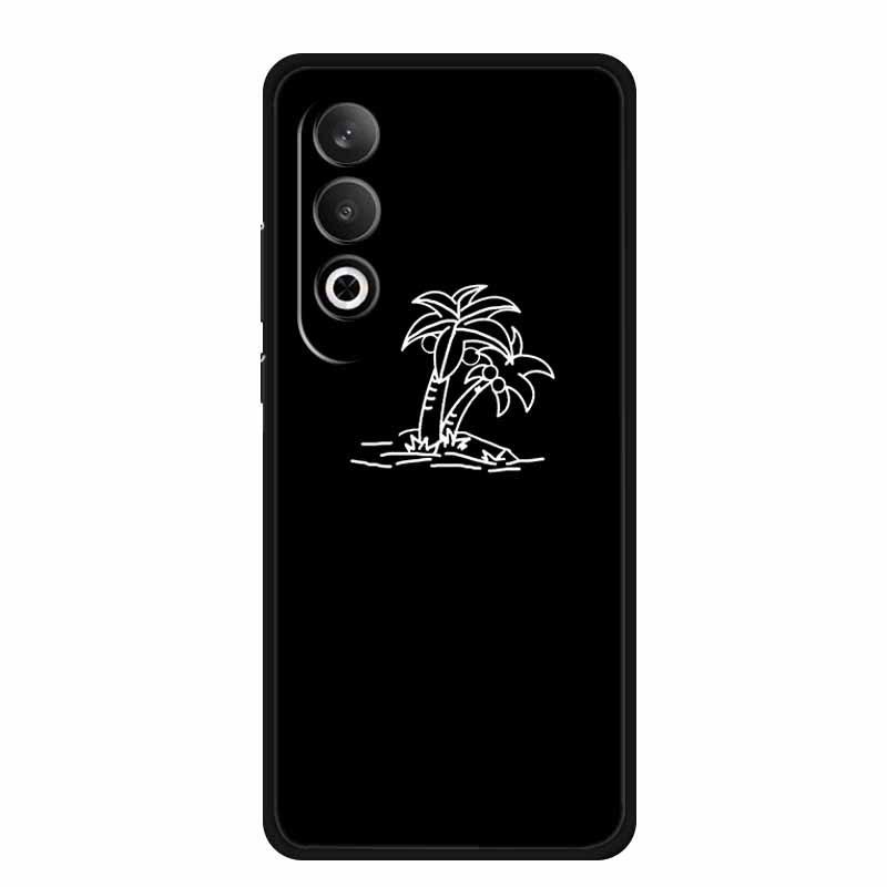 Черный мягкий ТПУ чехол для телефона для OPPO Nord CE 4 и K12 5G