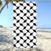 Hattah Keffiyeh Towel Microfibre Beach Quick Dry Lightweight Super Absorbent Bath For Camping Travel Swimm
