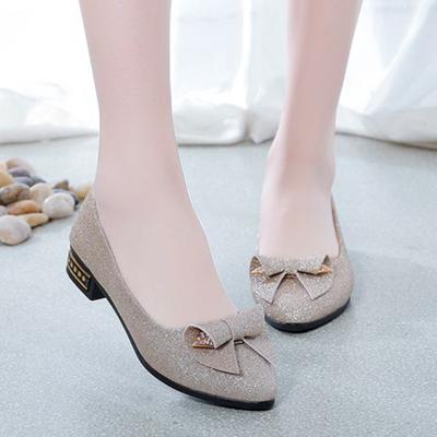 Женские туфли-слипоны для офиса на низком каблуке с острым носком, повседневные, удобные, модные, элегантные, 39, дешевые со скидкой, женские балетки