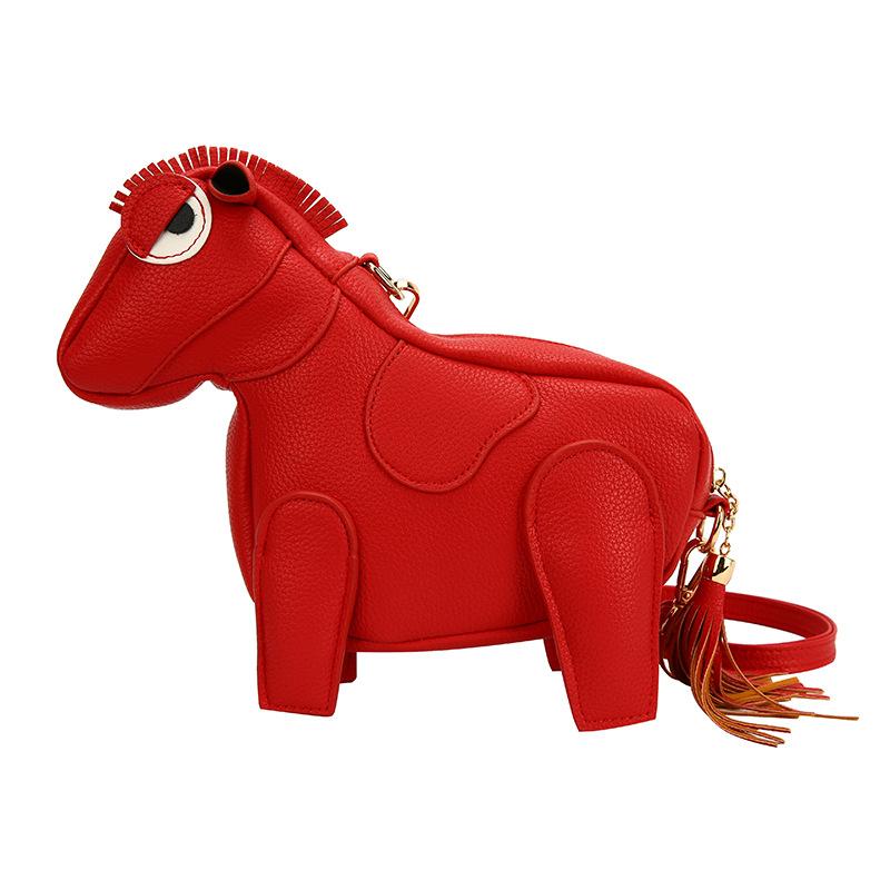 Personalized Small Bag New 2025 Japanese Soft Girl Cartoon Doll Doll Ugly Cute One-shoulder Tassel Net Red Crossbody Bag