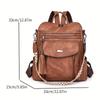 Women's Large Capacity Backpack Stylish, Adjustable Straps, Multiple Compartments, and Decorative Tassel Zipper Pulls Casual
