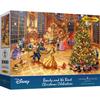Красавица и Чудовище Рождественский вальс (холст) Пазл Disney 1000 деталей