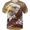 Summer Creative Mexican Eagle Hunting T-shirt Casual Fashion Versatile Comfortable Short Sleeved T-shirt