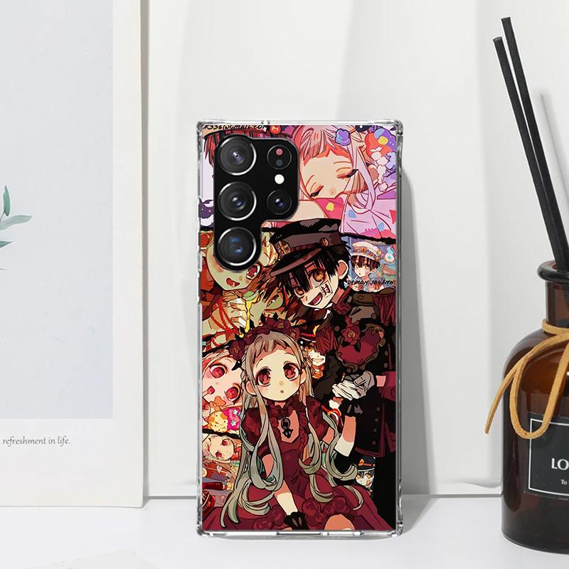 Чехол для телефона с персонажем Аниме Туалетный Ханко-кун Для Samsung Galaxy S24 S23 S22 S21 Fe S20 Ultra S10 S9 + S8 Plus S10E Художественные Fundas Задняя сторона C