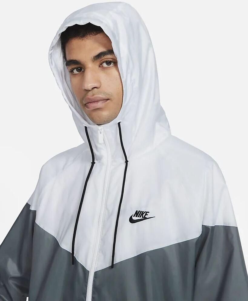Куртка Nike Sportswear Windrunner (DA0001) темно-дымчатый серый/белый/темно-дымчатый серый/черный