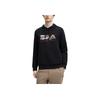 Fila Худи мужское трикотажное с принтом букв серии Heritage для катания на облаках, черное F11M518212F-BK