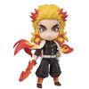 Фигурки мини-Убийца демонов: Kimetsu no Yaiba Rengoku Anjuro Flame Breathing, подвижная фигурка из окрашенного ПВХ и АБС-пластика высотой около 90 мм