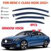 Импортный козырек-дефлектор на боковые окна Mercedes-Benz C-Class W206 2022 с короткой колесной базой
