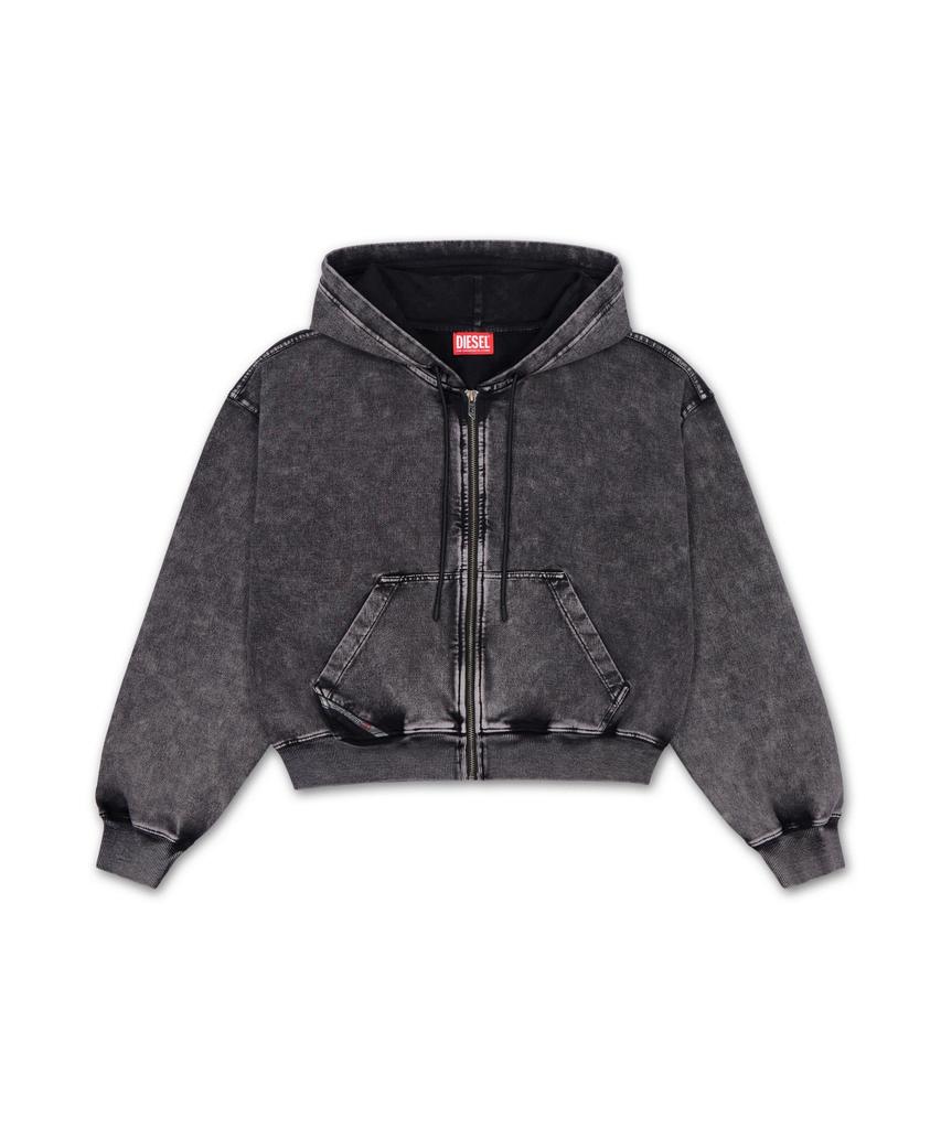 DIESEL F-Elise-Aa2 Zip-Up Hoodie - Dark Gray / A240680Efbj65Ba