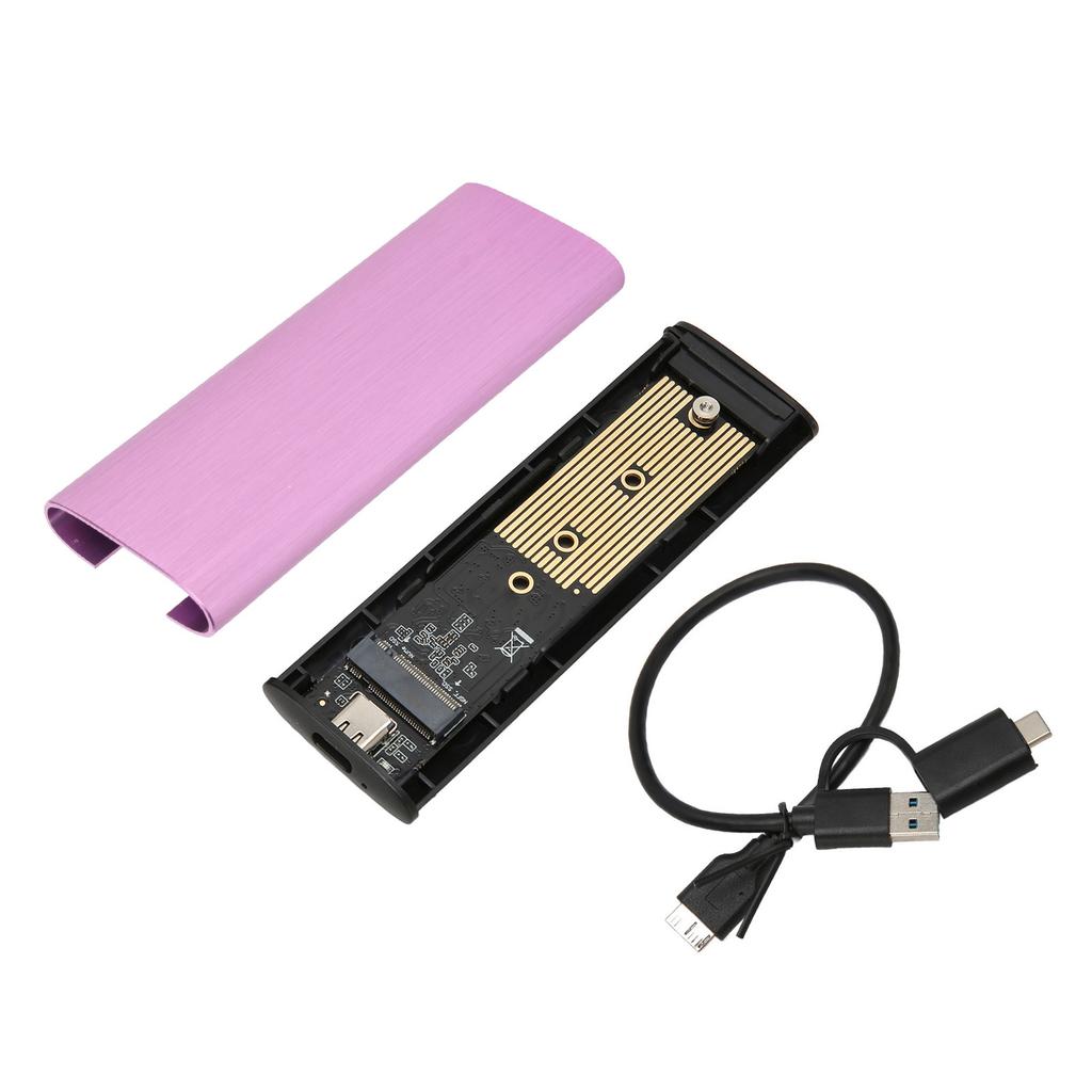 SSD Enclosure M.2 Nvme PCIE NGFF SATA USB 3.2 Gen 2 10Gbps Portable Aluminum Alloy Solid State