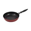 Frying Pan, 28cm, Induction Compatible, Passed 3 Million Cycles of Abrasion Resistance Test, Lightweight, Marble Finish, Red, HC-198, Ulti