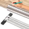 High-Precision Scale Ruler Marking Ruler T-Type Hole Ruler Right Angle Ruler Multifunctional