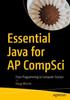 Книга Essential Java for AP CompSci : From Programming To Computer Science