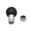 1 inch Ball Head Adapter M8 Screws Motorcycle Handlebar Clamp Base Holder for Mount Smartphone Cameras Holder Bolt Bracket