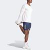 Adidas Adizero Letter Print Stitch Decoration Round Neck Long Sleeve T Shirt Men Tops White IL9070