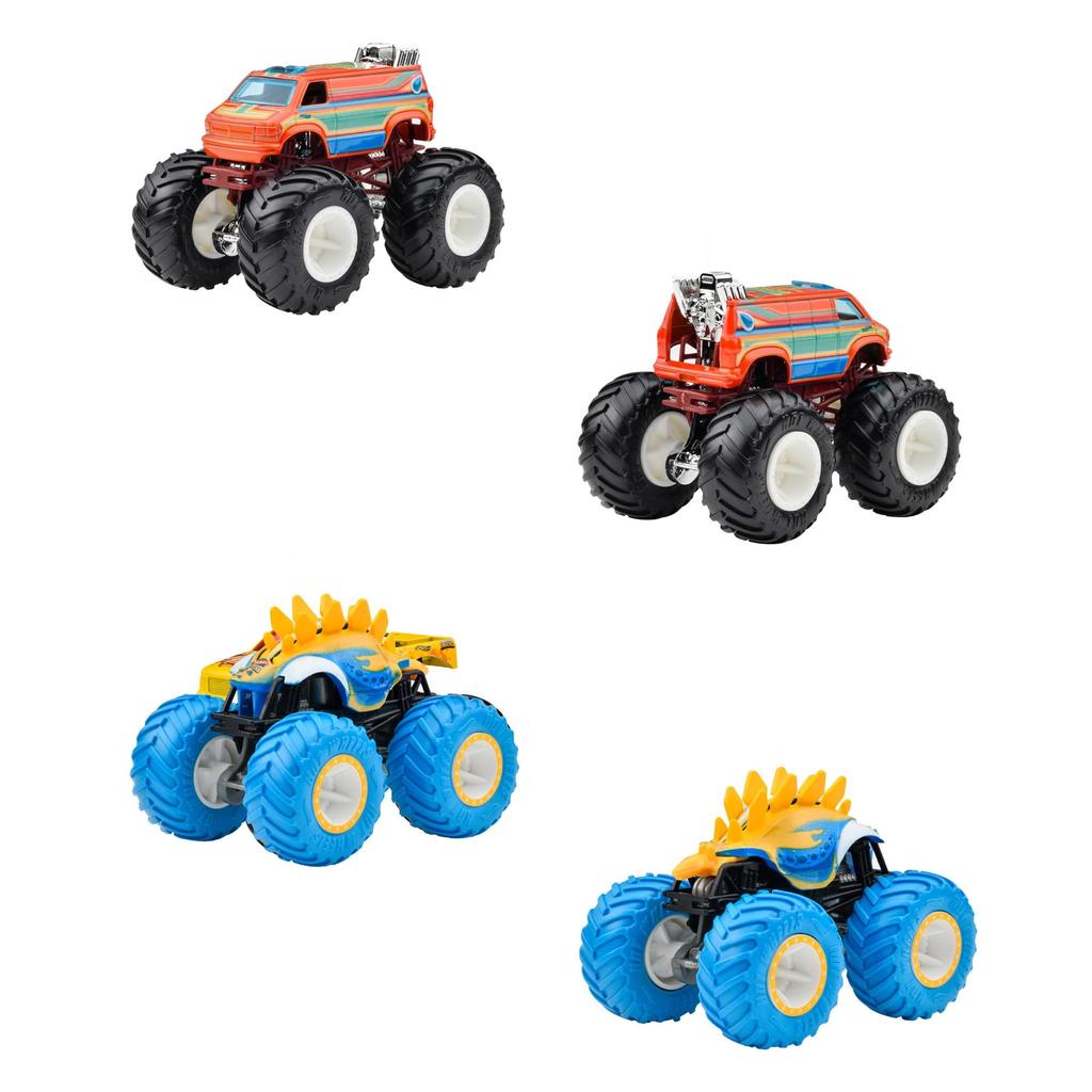 Hot Wheels Monster Truck Assortment в коробке, содержащей 8 лет и 164 [Проданные мини-автомобили] [3 шт.] 984B-FJY44