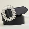 Japanese Buckle Diamond-Encrusted Women'S Belt Belt With Jeans, Suit Pants Decoration