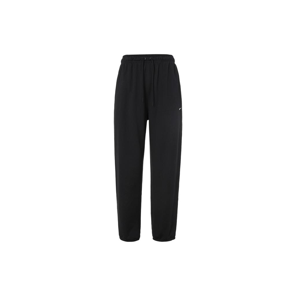 Nike Спортивная одежда Джоггеры с эластичной резинкой на талии и сплошным цветным принтом логотипа Мужские штаны Черные FB2814-010
