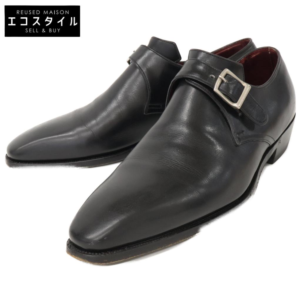 CORTHAY Monk Strap Leather Shoes Shoes Not Listed blackUsed