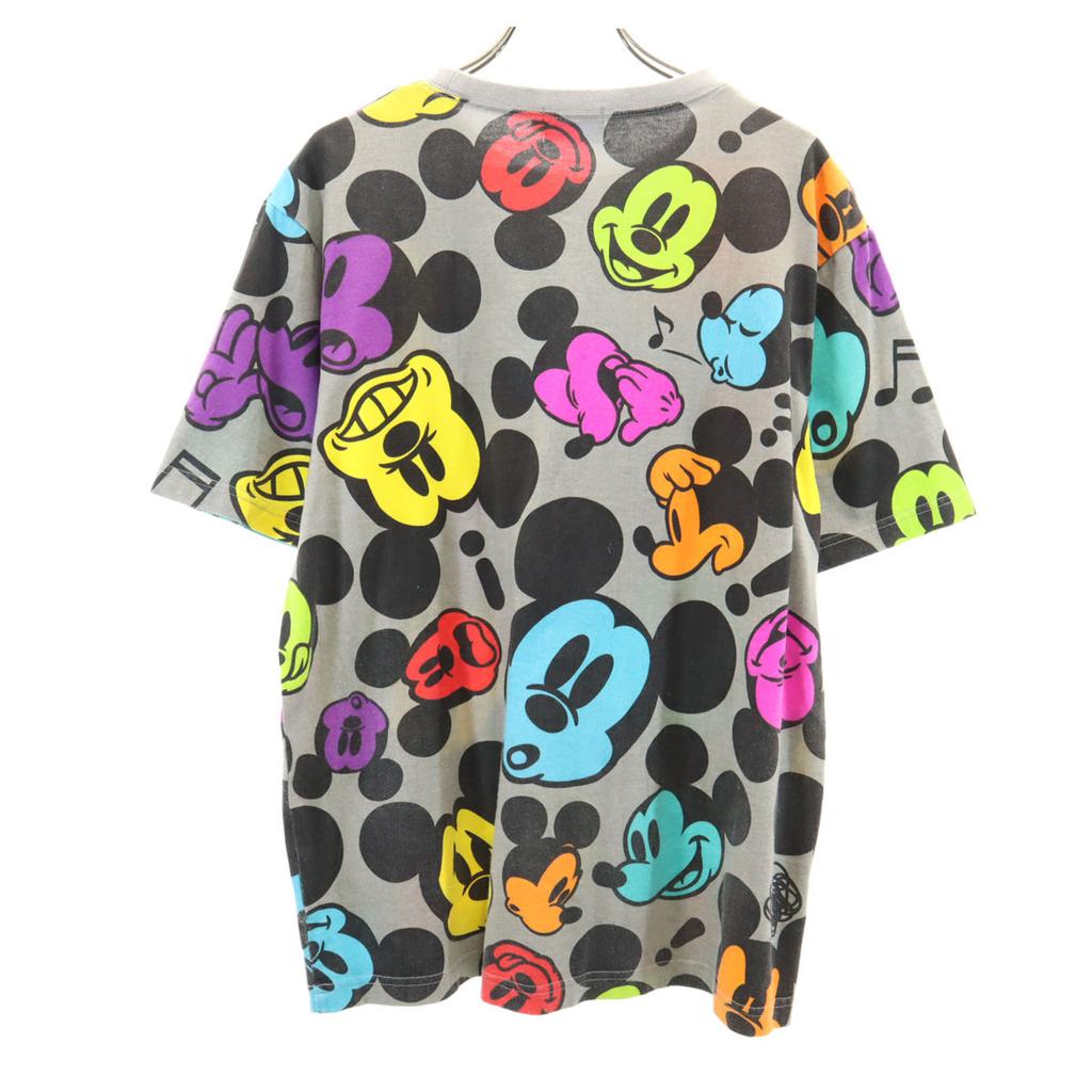 TOKYO DISNEY RESORT Overall Handle Short Sleeve T-shirt L Mickey Mouse Men's Used