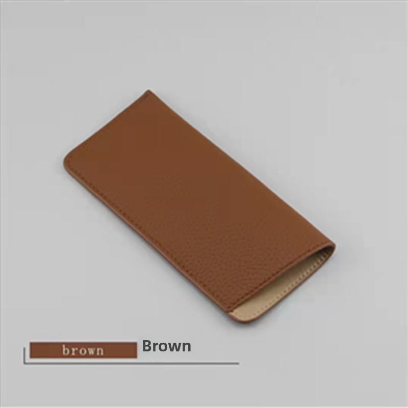 Кожаный защитный чехол для очков: Унисекс-сумка для хранения солнцезащитных очков и очков для коррекции близорукости из полиуретана