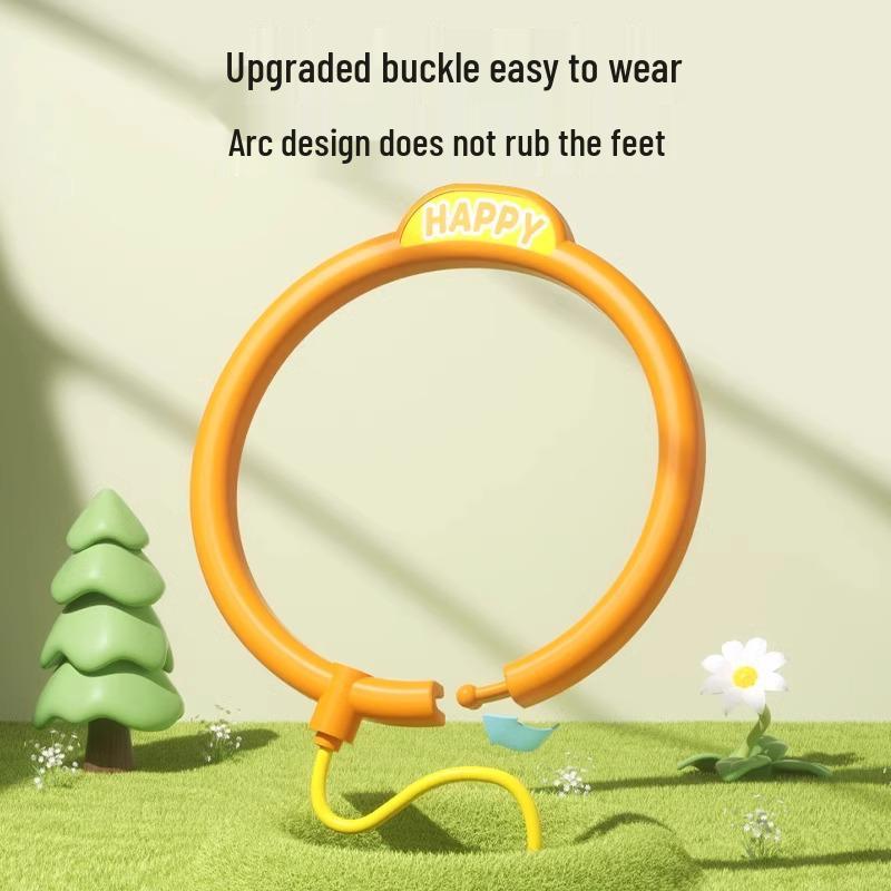 Светящийся набор прыгающих мячей с кольцом на лодыжку для детей - Мигающая, прыгучая, эластичная спортивная игрушка для мальчиков и девочек