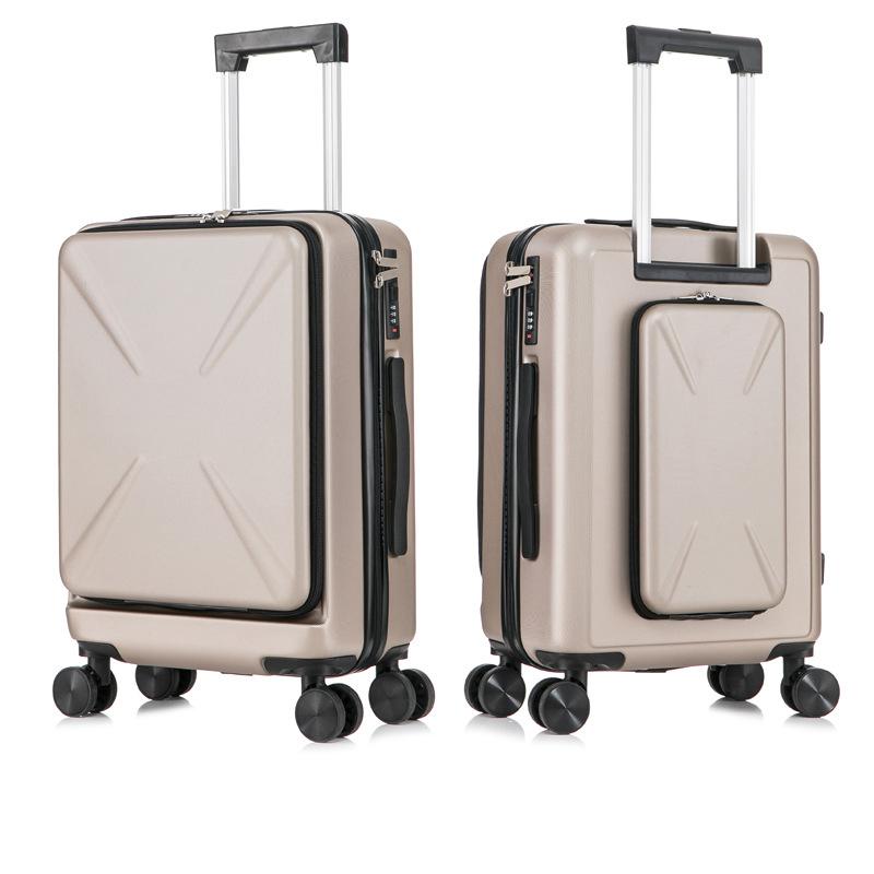 New Travel Suitcase Rolling Luggage Wheel Business Front Opening with Computer Case Trolley Luggage Carry On Small Suitcase