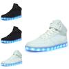 Led Men Couples Women High Light Up Trainer Lace Up Flat Shoes Luminous Sneakers